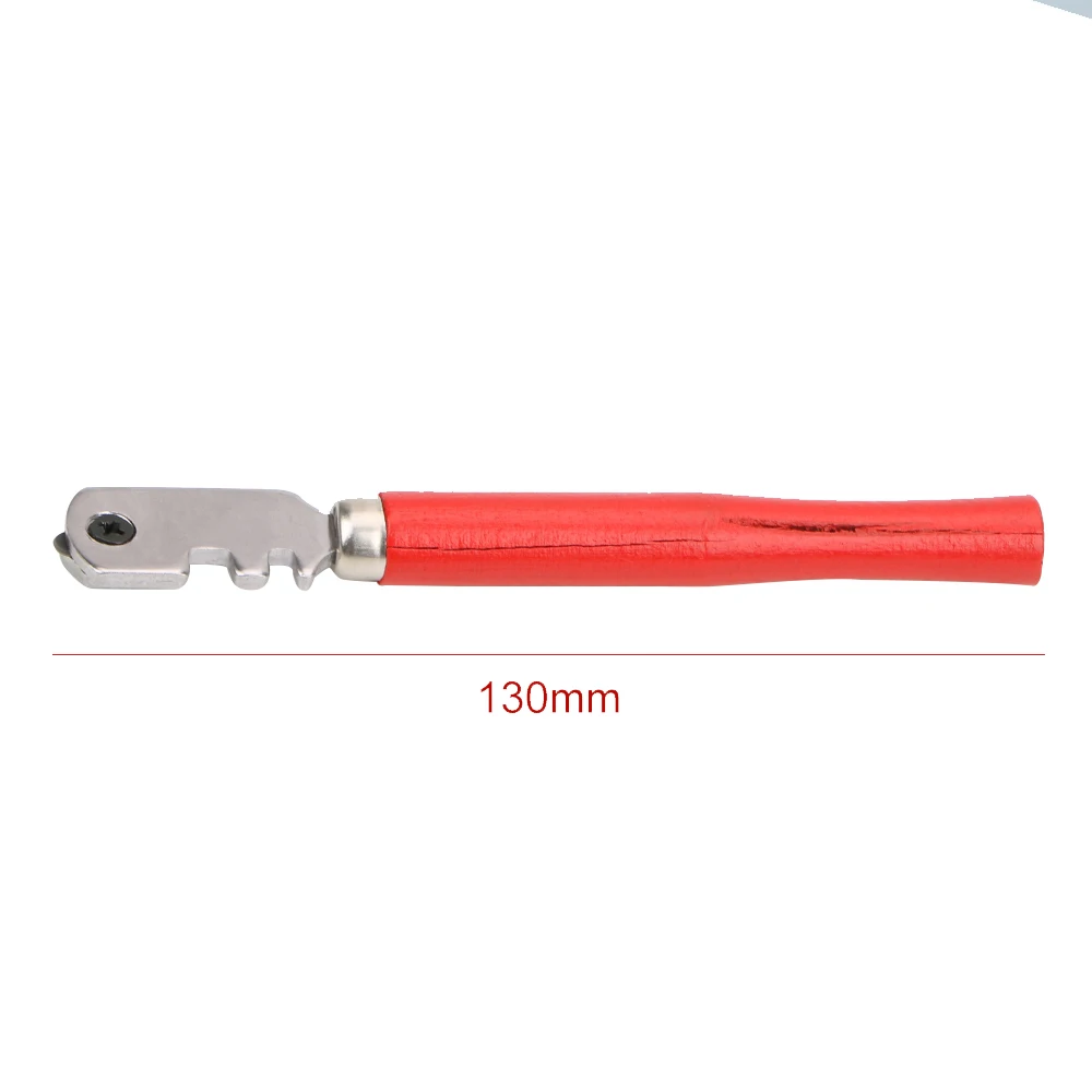 Professional Glass Tile Cutter Window Craft Wooden Handle 130mm For Hand Tool Diamond Tipped 1Pcs Portable Glass Cutter