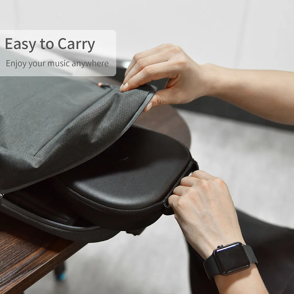 WiWU Waterproof Smart Case for AirPods Max with Staying Power Carry Bag for Airpods Max Sleep Model Headphone Protective Case