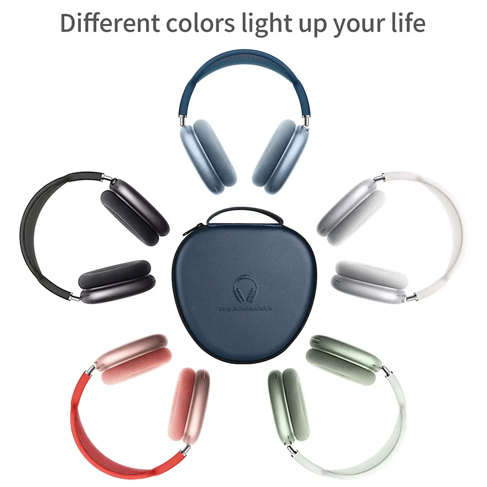 WiWU Waterproof Smart Case for AirPods Max with Staying Power Carry Bag for Airpods Max Sleep Model Headphone Protective Case