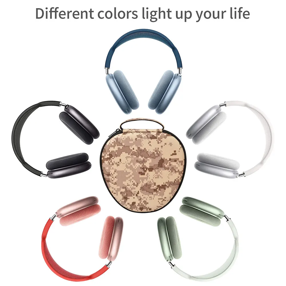 WiWU Waterproof Smart Case for AirPods Max with Staying Power Carry Bag for Airpods Max Sleep Model Headphone Protective Case