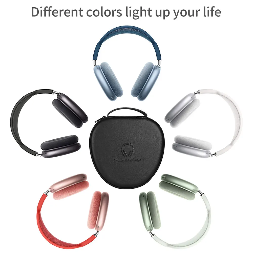WiWU Waterproof Smart Case for AirPods Max with Staying Power Carry Bag for Airpods Max Sleep Model Headphone Protective Case