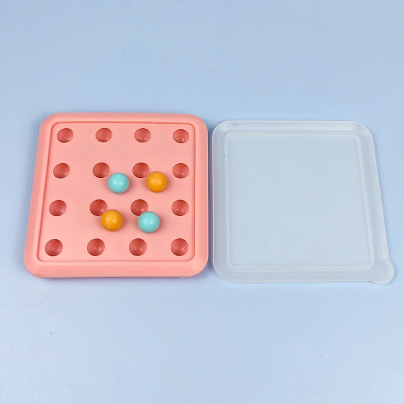 Porous Round Candy Chocolate Silicone Mold with Lid DIY Fondant Pudding Ice Cube Mould Valentine's Day Party Wedding Cake Decor