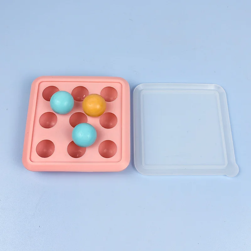 Porous Round Candy Chocolate Silicone Mold with Lid DIY Fondant Pudding Ice Cube Mould Valentine's Day Party Wedding Cake Decor
