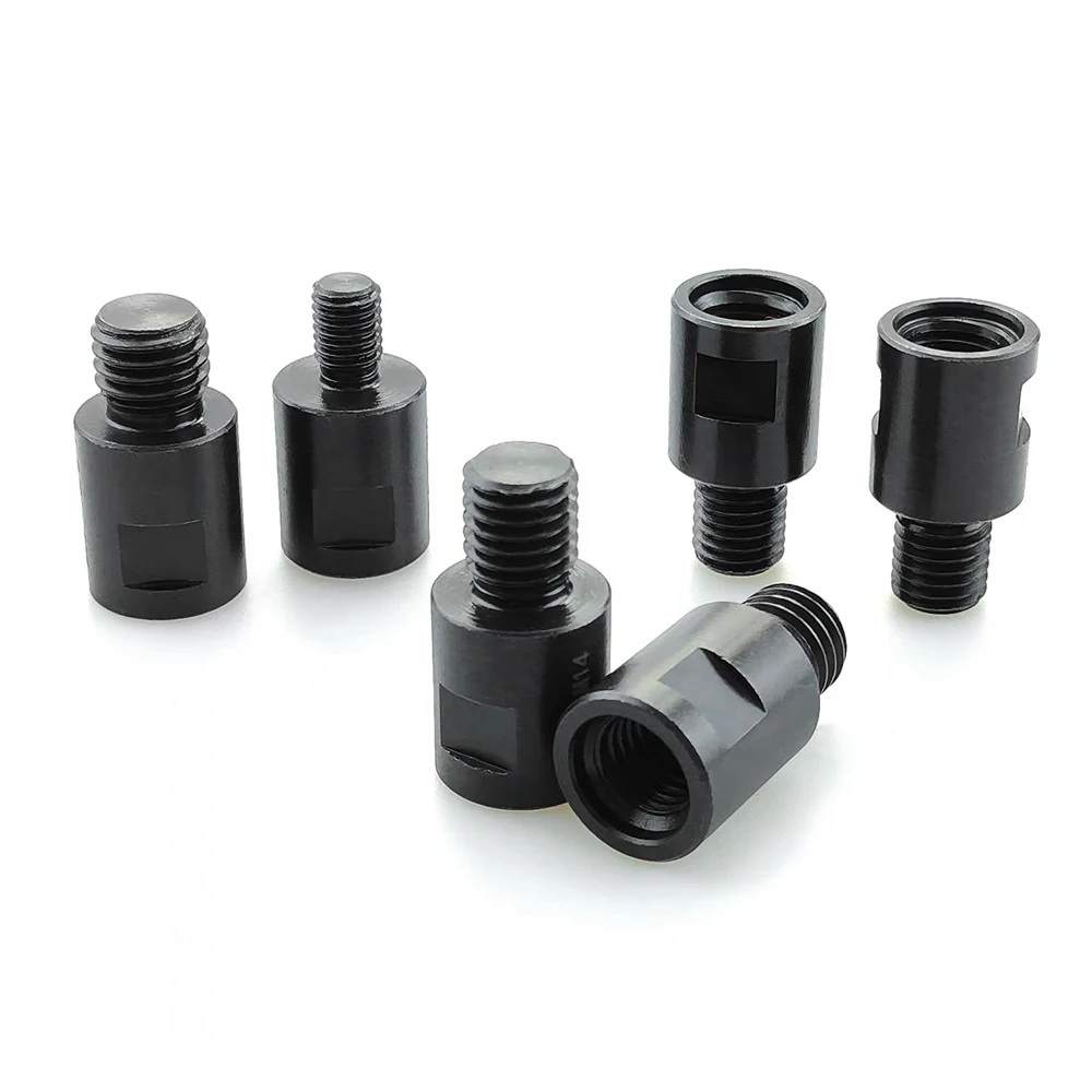 M14 M10 5/8-11'' Adapter Angle Grinder Thread Converter Adaptive Shaft Connector Polished for Diamond Core Drill Bits Hole Saw