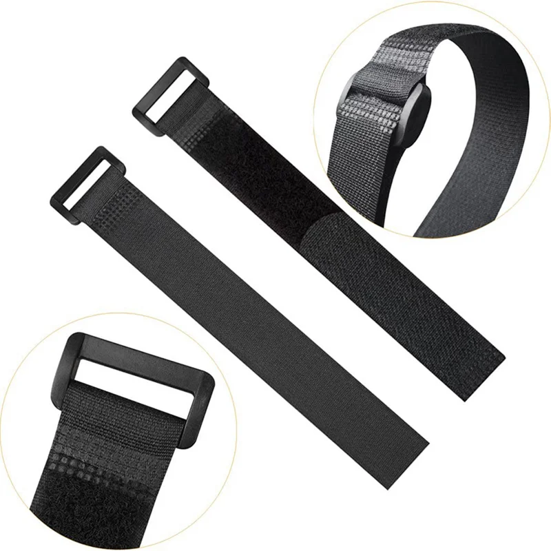 5/10Pcs Reusable Hook and Loop Straps Fastening Cable Ties Cable Straps Nylon Securing Wire Cord Ties Organizer Fastener Tape