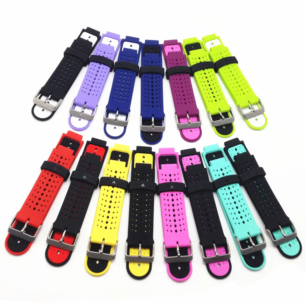 Silicone Watchband Strap For Garmin Forerunner 235/220/230/620/630/735XT Approach S20 SmartWatch Wristband with Tool Accessories