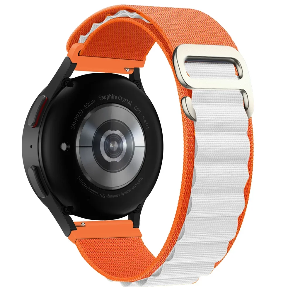 Fabric 22mm 20mm watch band Alpine Loop for Samsung Galaxy Watch 7-FE-6-4-Classic-5-Pro sport bracelet Huawei GT 2-3-4-Pro strap
