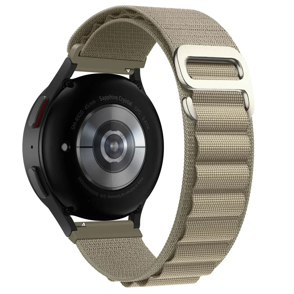 Fabric 22mm 20mm watch band Alpine Loop for Samsung Galaxy Watch 7-FE-6-4-Classic-5-Pro sport bracelet Huawei GT 2-3-4-Pro strap