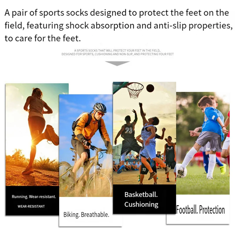 5 Pairs of Ankle Pressure Socks for Sports, Running, Fitness, Sweat Absorption, Breathability, Exposed Toe and Foot Protection