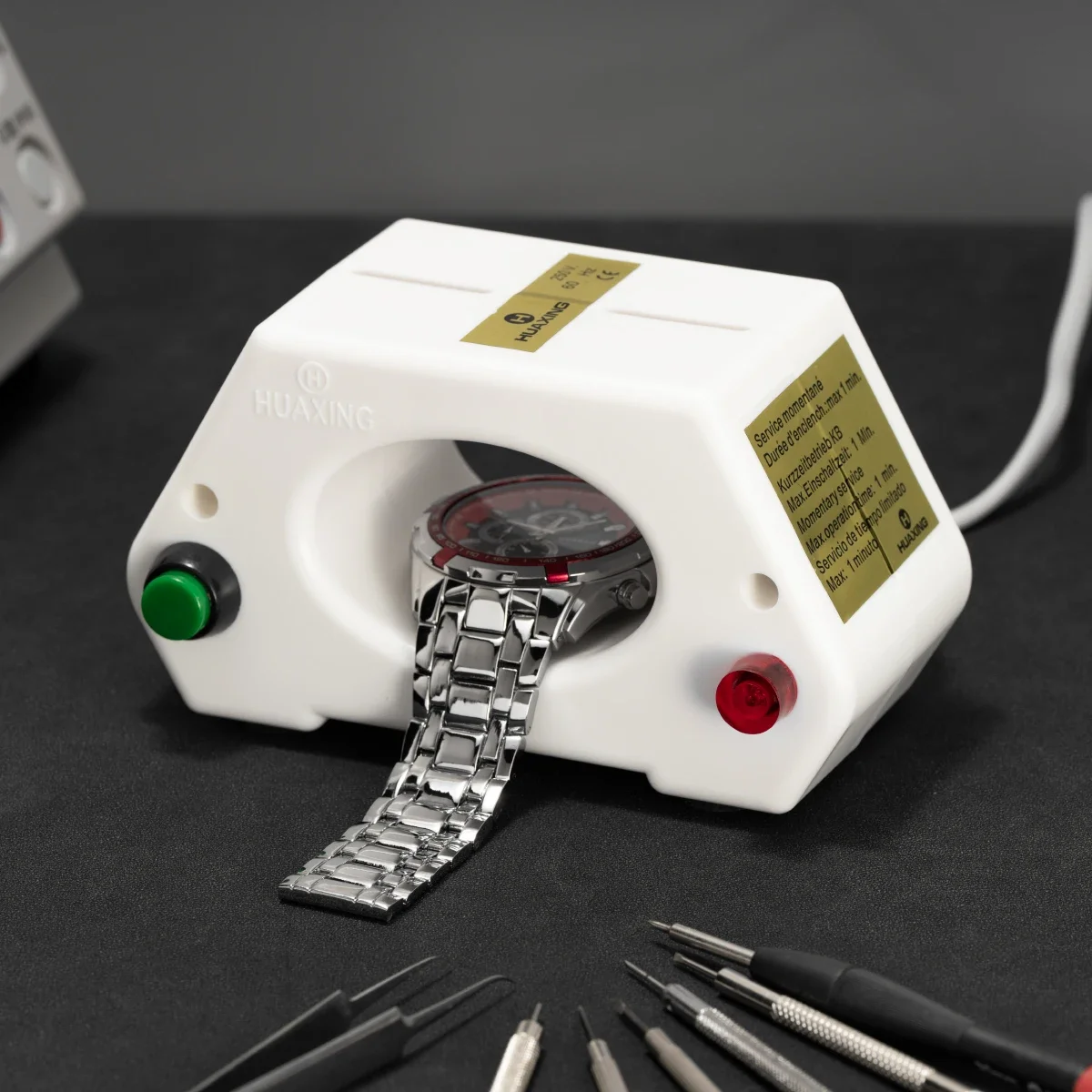 Watch Repair Demagnetizing Tool Mechanical Watch Demagnetizer 110/220V Watchmaker Tool Mechanical Wristwatch degausser