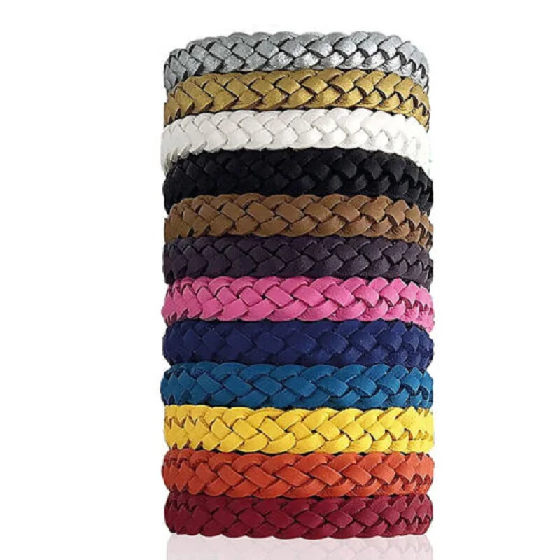 36-12pcs Hand Wrist Band Repeller Portable Anti Mosquitoes Wrist Band Reusable Safe Wristbands for Sports Travel Camping Tools