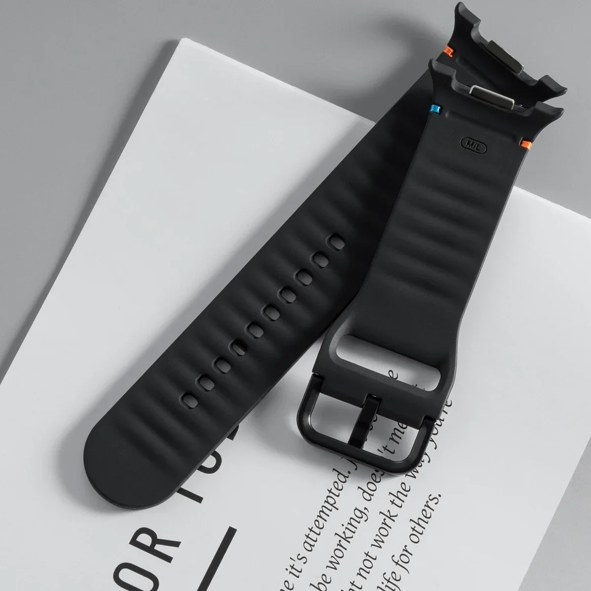 Official Strap For Samsung Galaxy Watch 8 40mm 44mm Watch8 Classic 46mm Silicone Sport Bracelet Correa Original 1:1 No Gaps Band