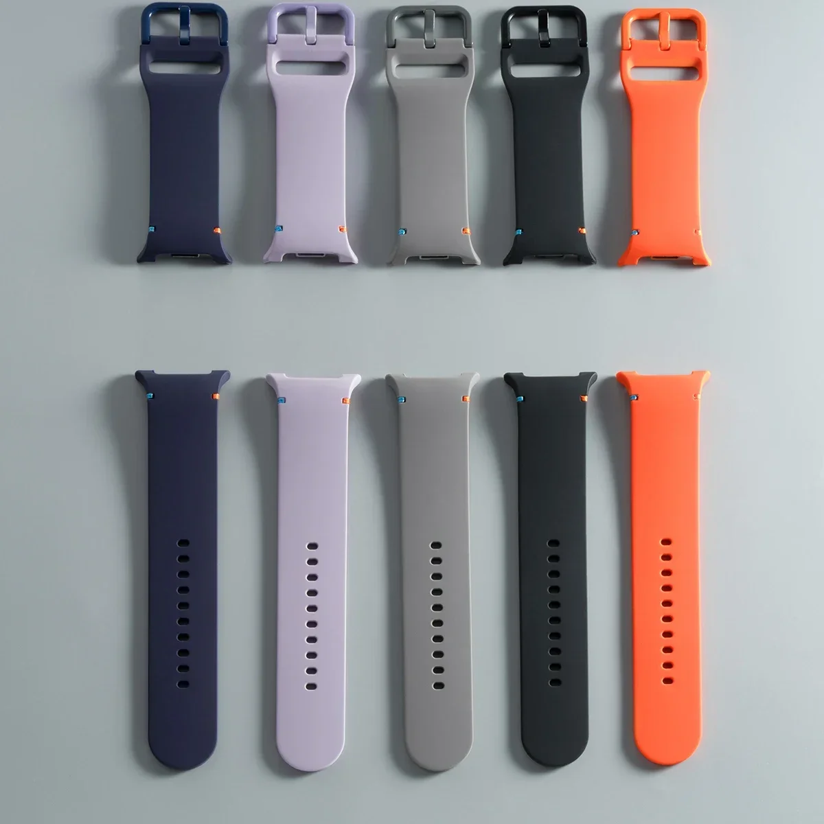 Official Strap For Samsung Galaxy Watch 8 40mm 44mm Watch8 Classic 46mm Silicone Sport Bracelet Correa Original 1:1 No Gaps Band