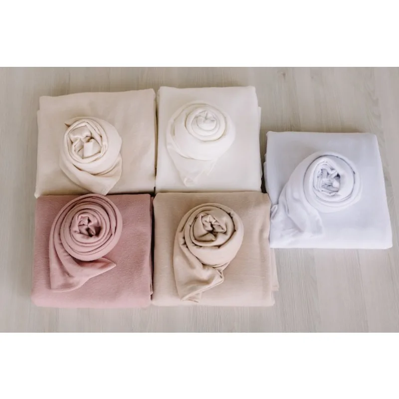 Light Angora Fabric Backdrop and Wrap for Newborn Photography Props Newborn Posing Fabric Stretch Wrap