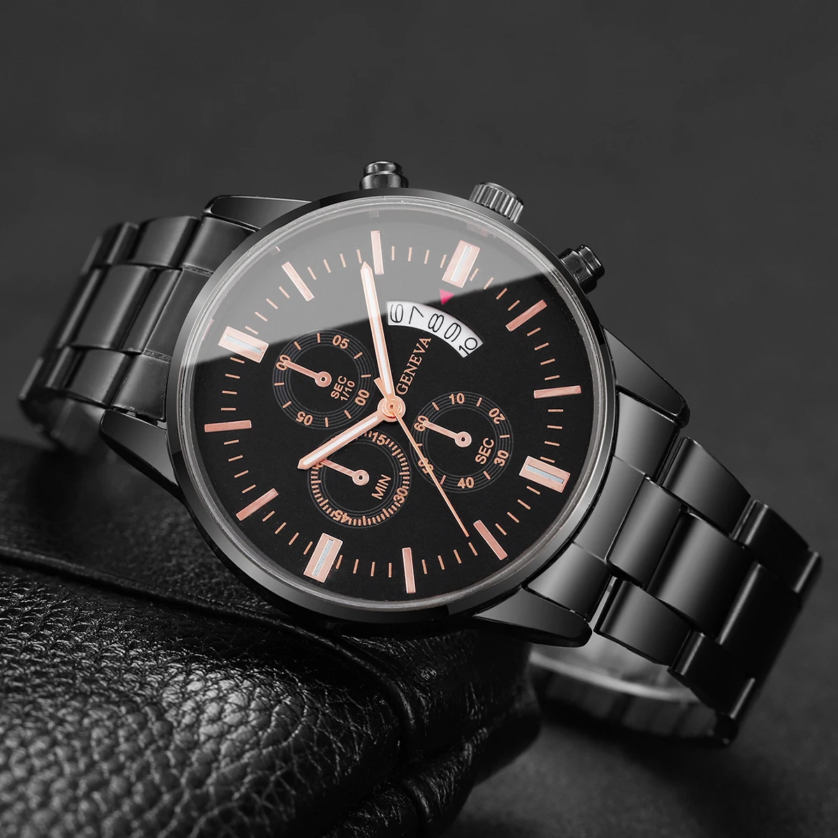 1/2/3/4PCS Fashion Men Business Watches Luxury Calendar Quartz Watch for Man Clock Montre Homme(Without Box)