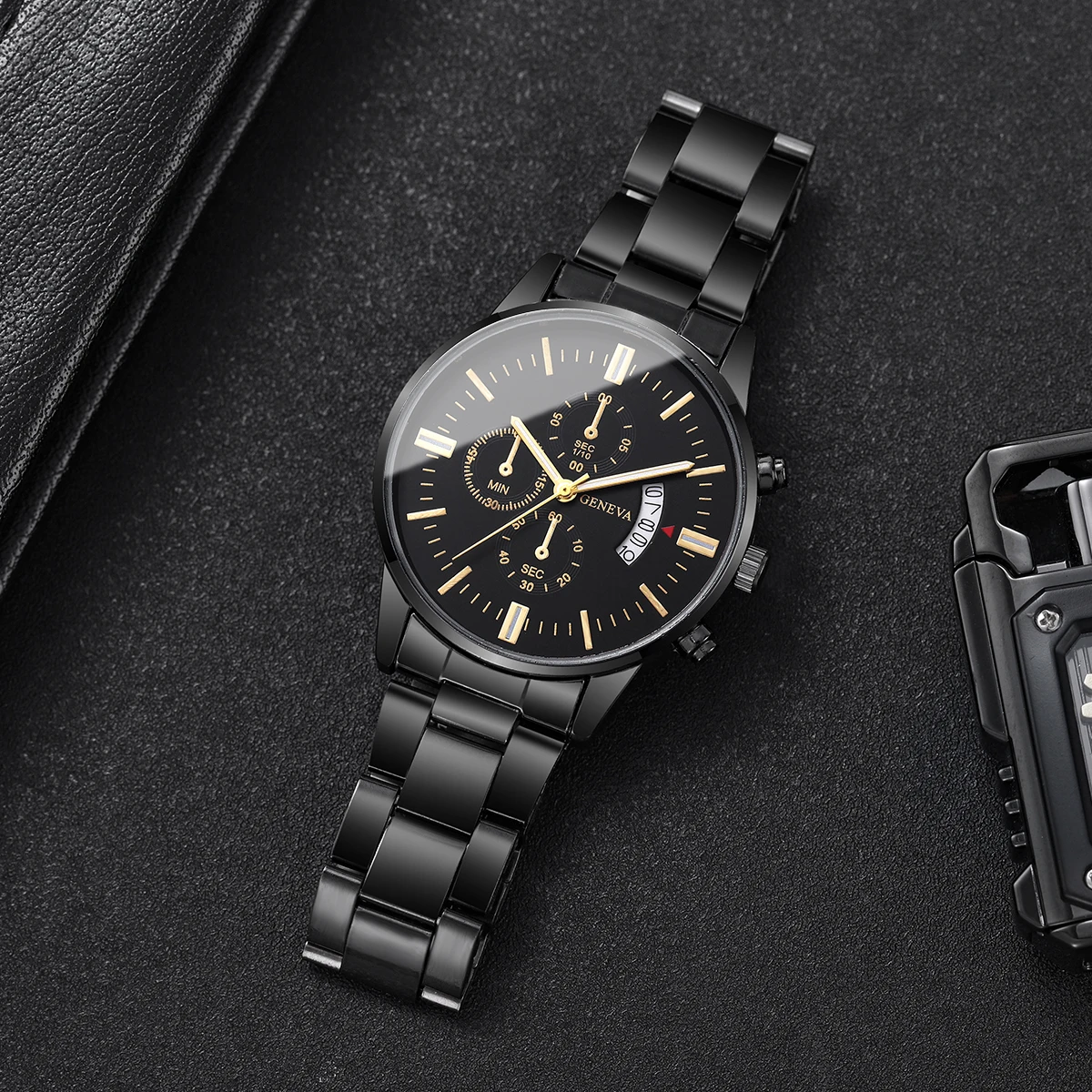 1/2/3/4PCS Fashion Men Business Watches Luxury Calendar Quartz Watch for Man Clock Montre Homme(Without Box)