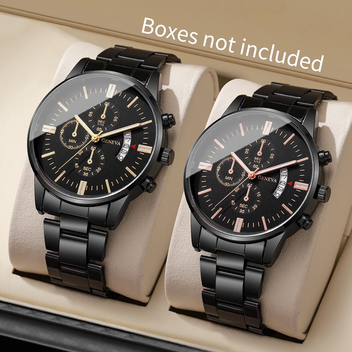 1/2/3/4PCS Fashion Men Business Watches Luxury Calendar Quartz Watch for Man Clock Montre Homme(Without Box)
