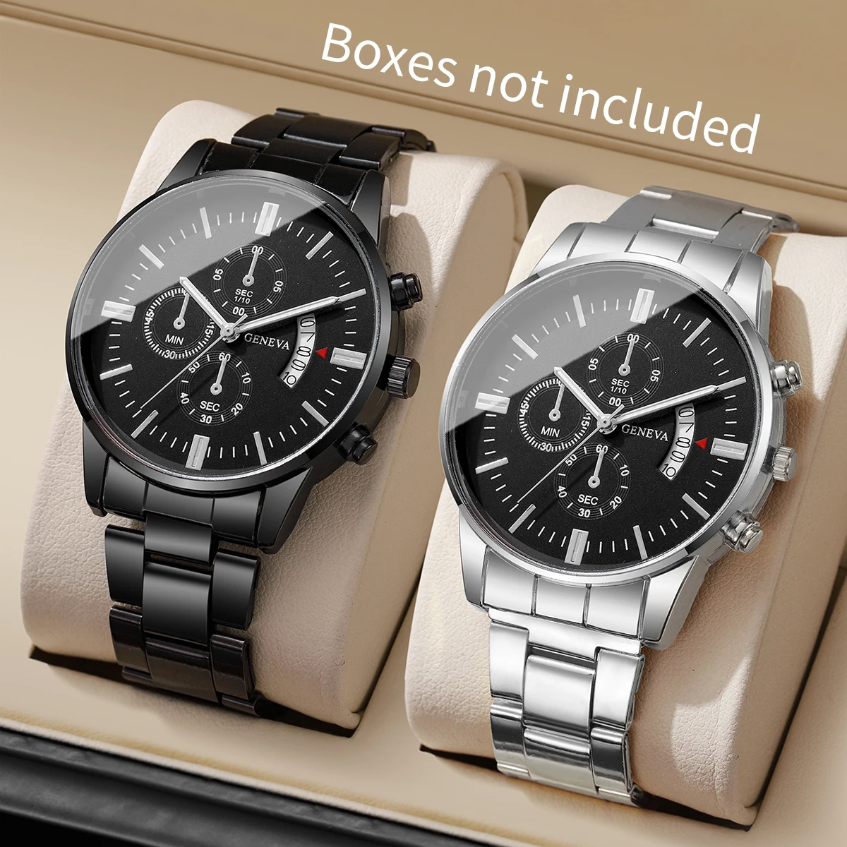 1/2/3/4PCS Fashion Men Business Watches Luxury Calendar Quartz Watch for Man Clock Montre Homme(Without Box)