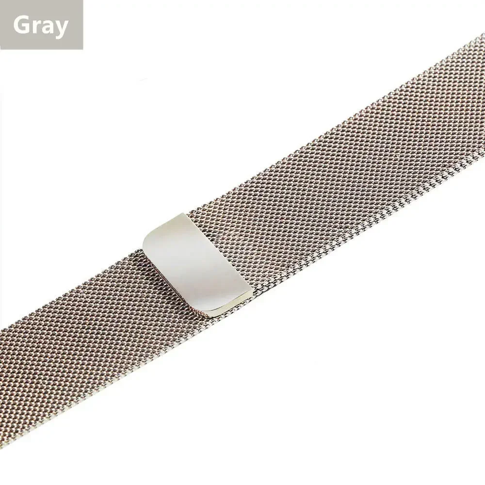 Milanese Strap for Apple Watch 10 46mm Band 9 8 7 45mm 41mm Ultra 2 49mm Metal Magnetic Bracelet iWatch 6 5 4 SE 44mm 40mm 42mm