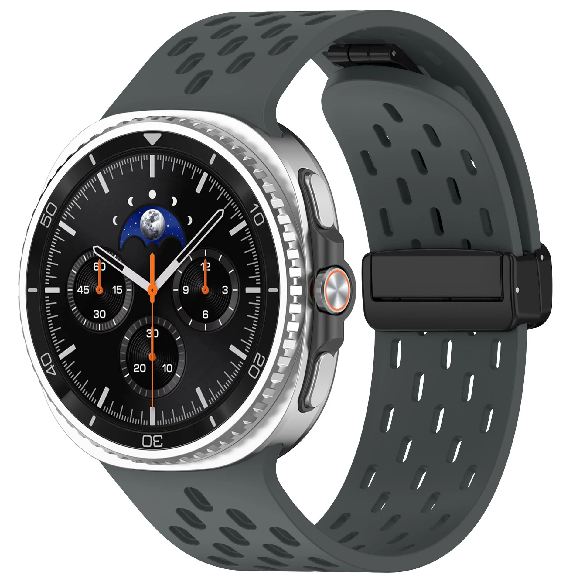 Breathable Band For Samsung Galaxy Watch 9/8 Classic Sports Magnetic Silicone Correa Bracelet Galaxy Watch 8 44mm 40mm Strap