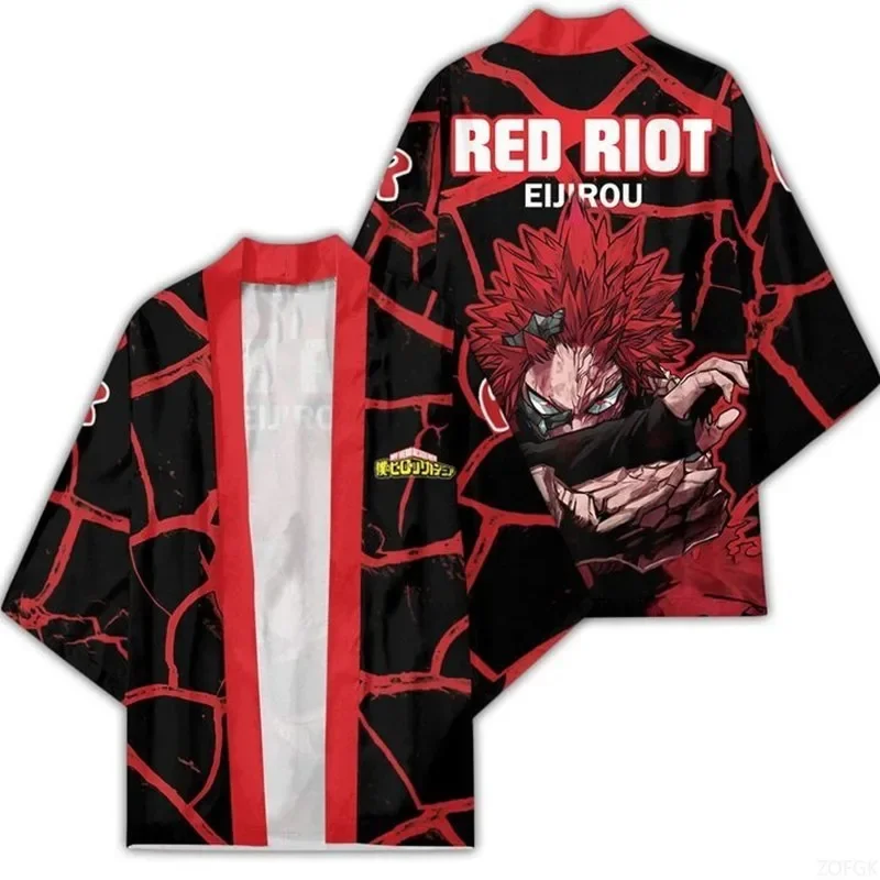 Japanese Style Cosplay Cardigans, Kimono Cloaks, Feather Woven Taoist Robes, 3D Digital Printed Clothing