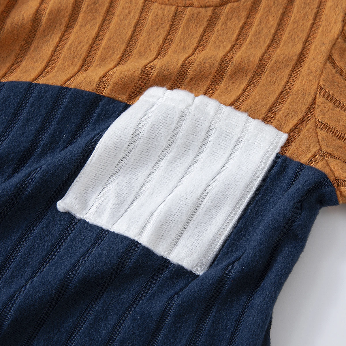 2025 Boys Autumn Winter Long Sleeve sweater suits Solid Color Block Pants Set Kids Outfit Casual Comfortable Clothing