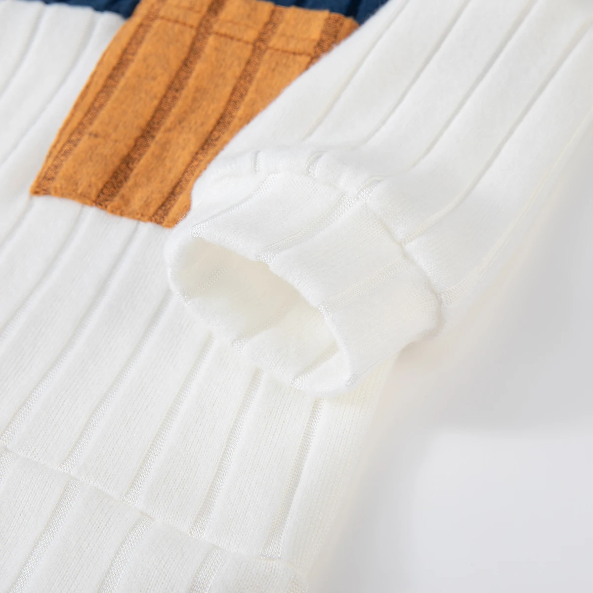 2025 Boys Autumn Winter Long Sleeve sweater suits Solid Color Block Pants Set Kids Outfit Casual Comfortable Clothing