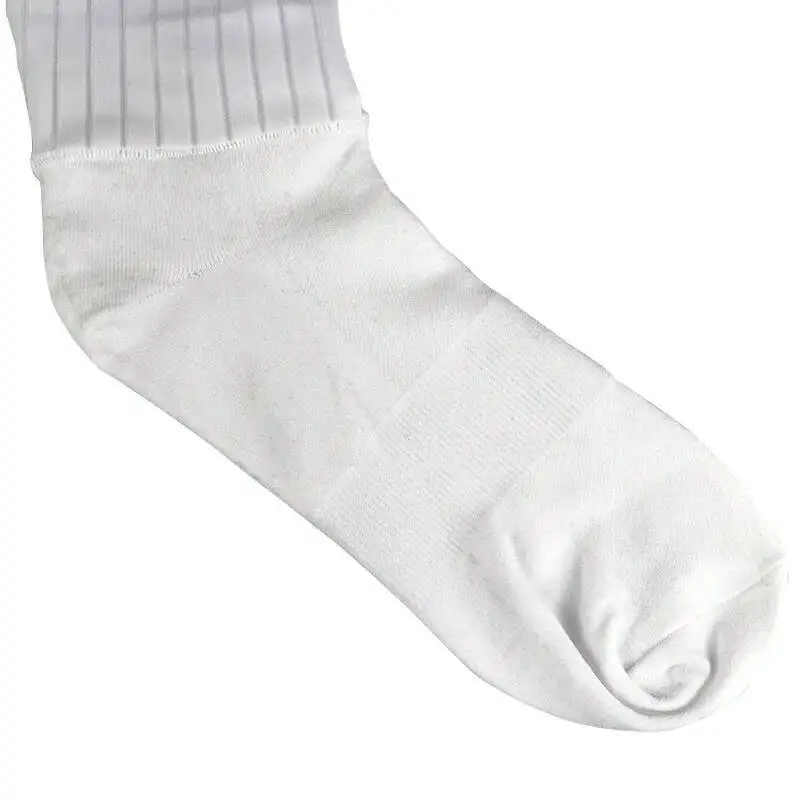 Men Bicycle Sport Running Bike Socks Anti Slip Silicone Summer Aero Socks Whiteline Cycling Socks  Calcetines Ciclismo
