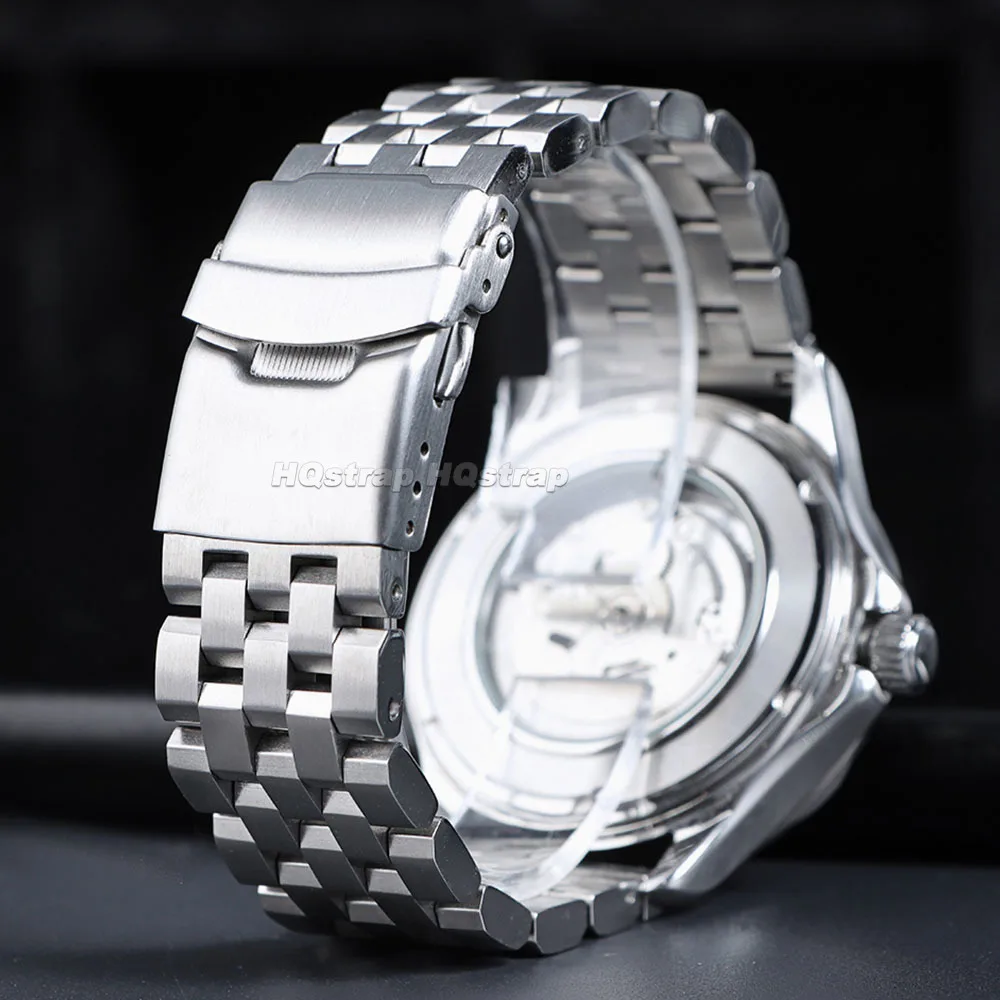 Solid Stainless Steel Strap 18mm 20mm 22mm 24mm 26mm Metal Bracelet Flat Interface Wristband SmartWatch Replacement Watch Band