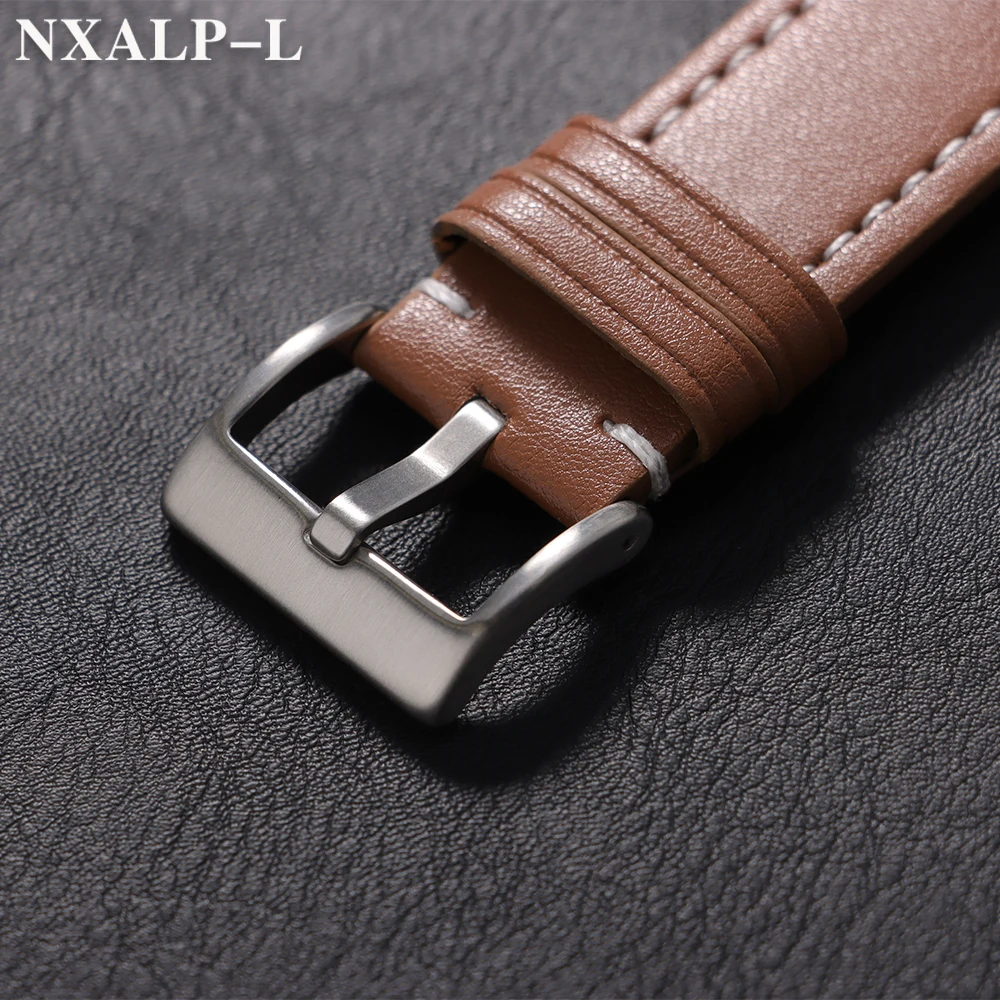 No Gaps Leather Strap for Samsung Galaxy Watch 8 Classic 46mm Replacement Band for Galaxy Watch 8 44mm 40mm Bracelet Accessorie