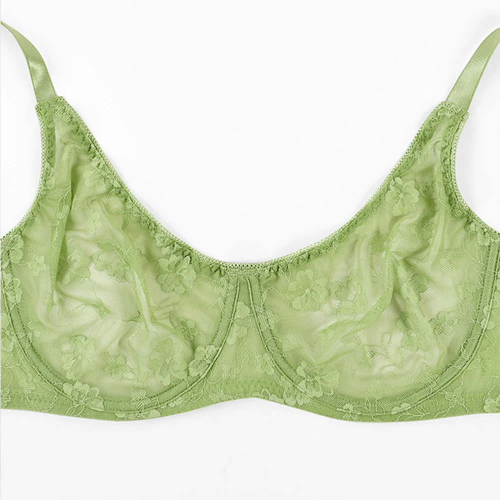Plus Size Womens Bras Lace Underwire BH B-E Cup Comfortable & Alluring Lingerie