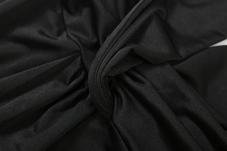 Weird Puss Ribbon Halter Romper Women Backless Patchwork Sleeveless Elastic Workout Activewear Midnight Activity Slim Playsuits