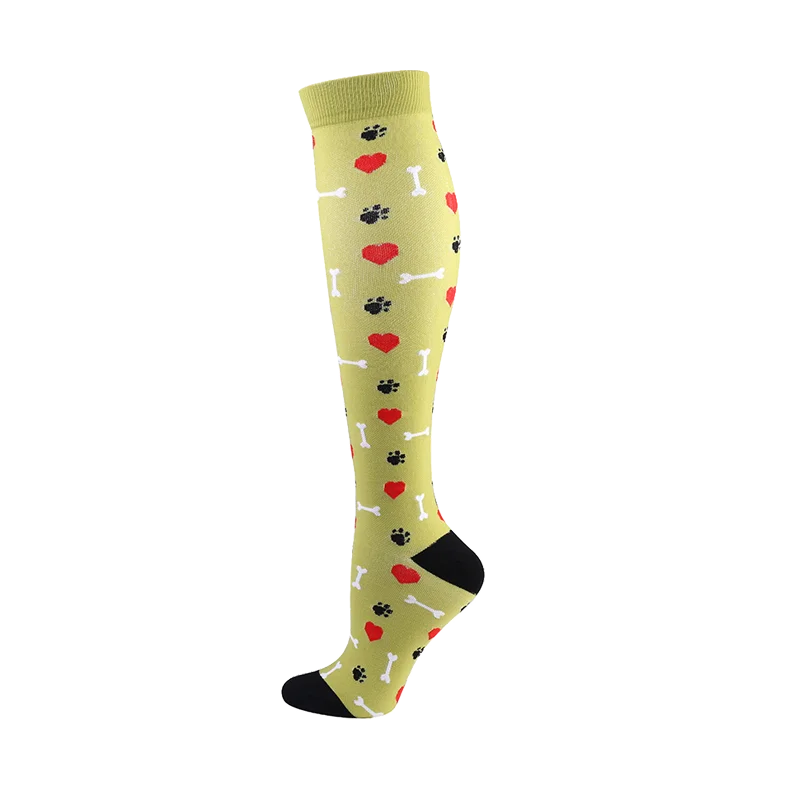 New Compression Stockings Varicose Veins Medical Nursing Blood Circulation Pregnancy Edema Diabetes Knee High Socks 20-30 Mmhg