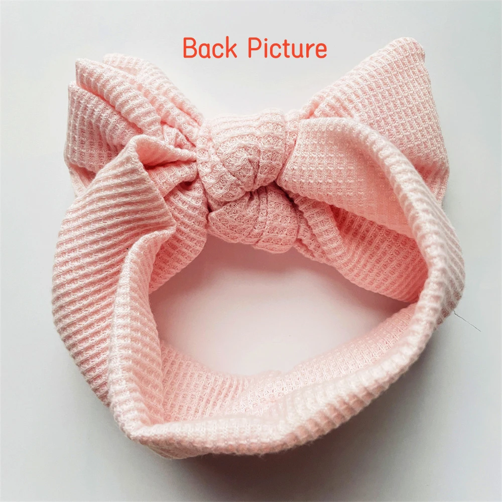 Baby Girl Bow Headband for Children Newborn Baby Turbans for Babies Solid Big Bowknot Headbands Infant Baby Hair Accessories