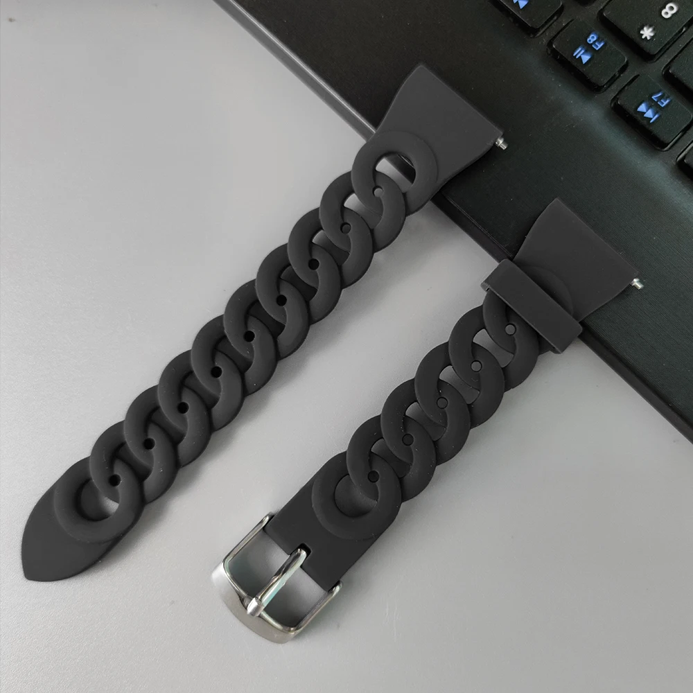 20mm/22mm Silicone band For Amazfit bip/6/5/GTR 4/3 Pro 42mm/47mm/GTR2/stratos 2/3 Watch Bracelet Amazfit GTS 4/2/2e Mini straps