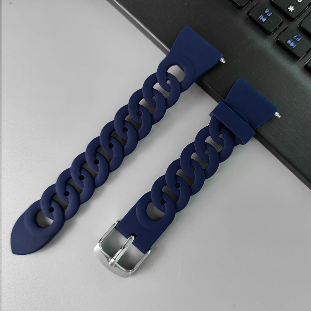 20mm/22mm Silicone band For Amazfit bip/6/5/GTR 4/3 Pro 42mm/47mm/GTR2/stratos 2/3 Watch Bracelet Amazfit GTS 4/2/2e Mini straps