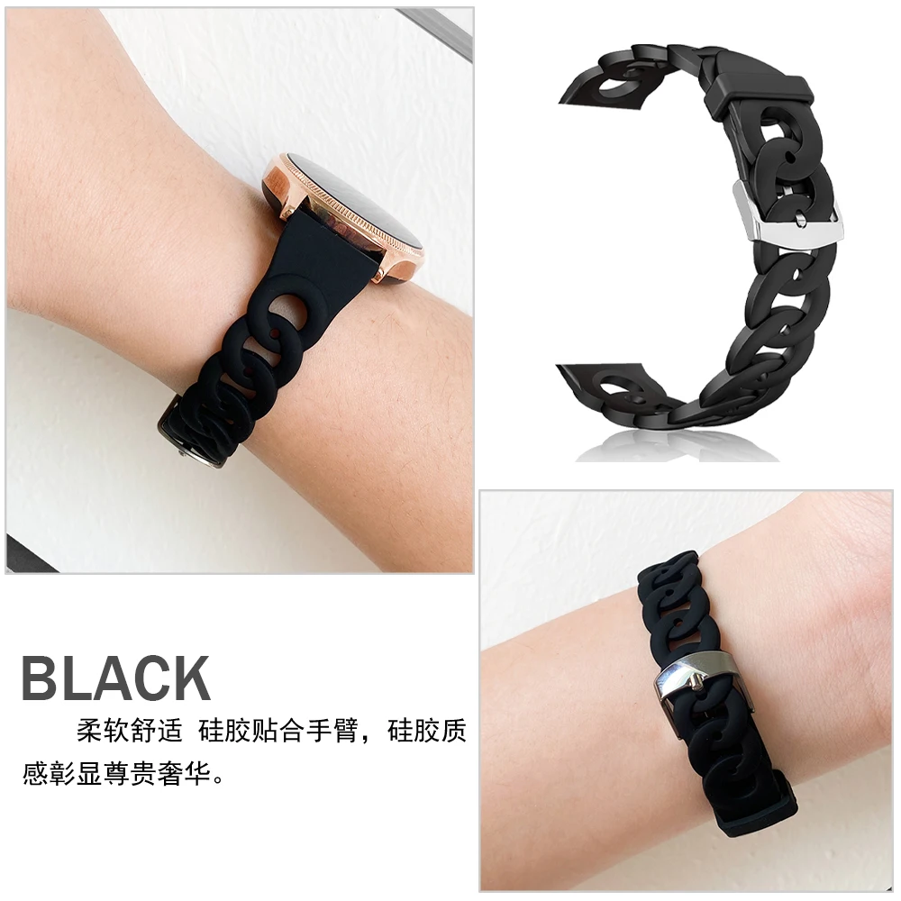 20mm/22mm Silicone band For Amazfit bip/6/5/GTR 4/3 Pro 42mm/47mm/GTR2/stratos 2/3 Watch Bracelet Amazfit GTS 4/2/2e Mini straps