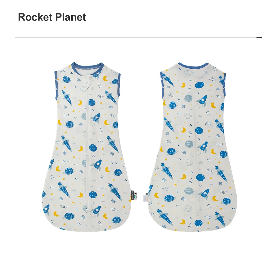 Baby Sleeping Bags Summer Thin Newborn Swaddle Blanket For 0-12Months Infant 100% Cotton Soft Newborn Wrapping 2-Ways Zipper