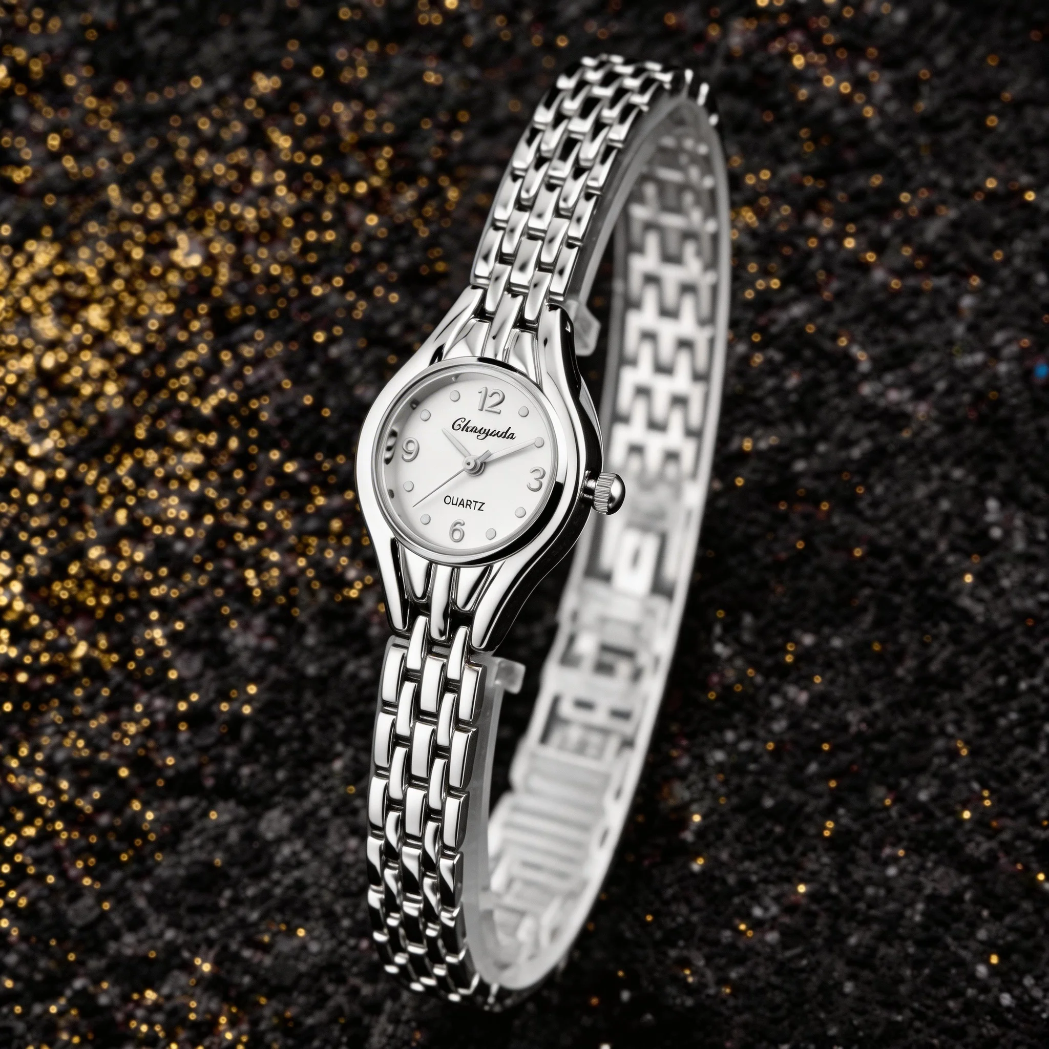 2025 Women Watches Top Brand Luxury Wristwatches Ladies Fashion Gold Stainless Steel Bracelet Watch Female Elegant Clock Women