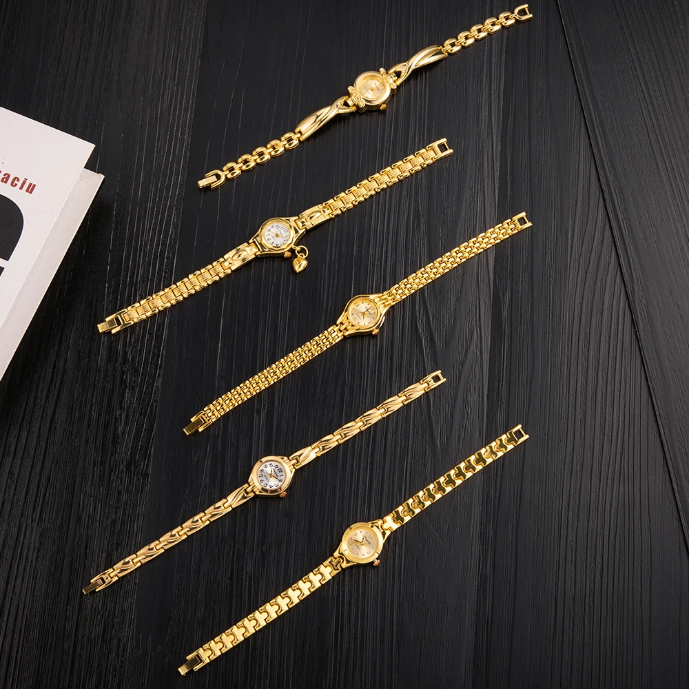 2025 Women Watches Top Brand Luxury Wristwatches Ladies Fashion Gold Stainless Steel Bracelet Watch Female Elegant Clock Women