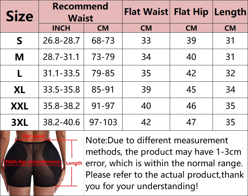 Big Ass Sponge Padded Panty Sexy Butt Lifter Fake Ass Booty Hip Enhancer Waist Trainer Control Panties Pads Buttocks Body Shaper
