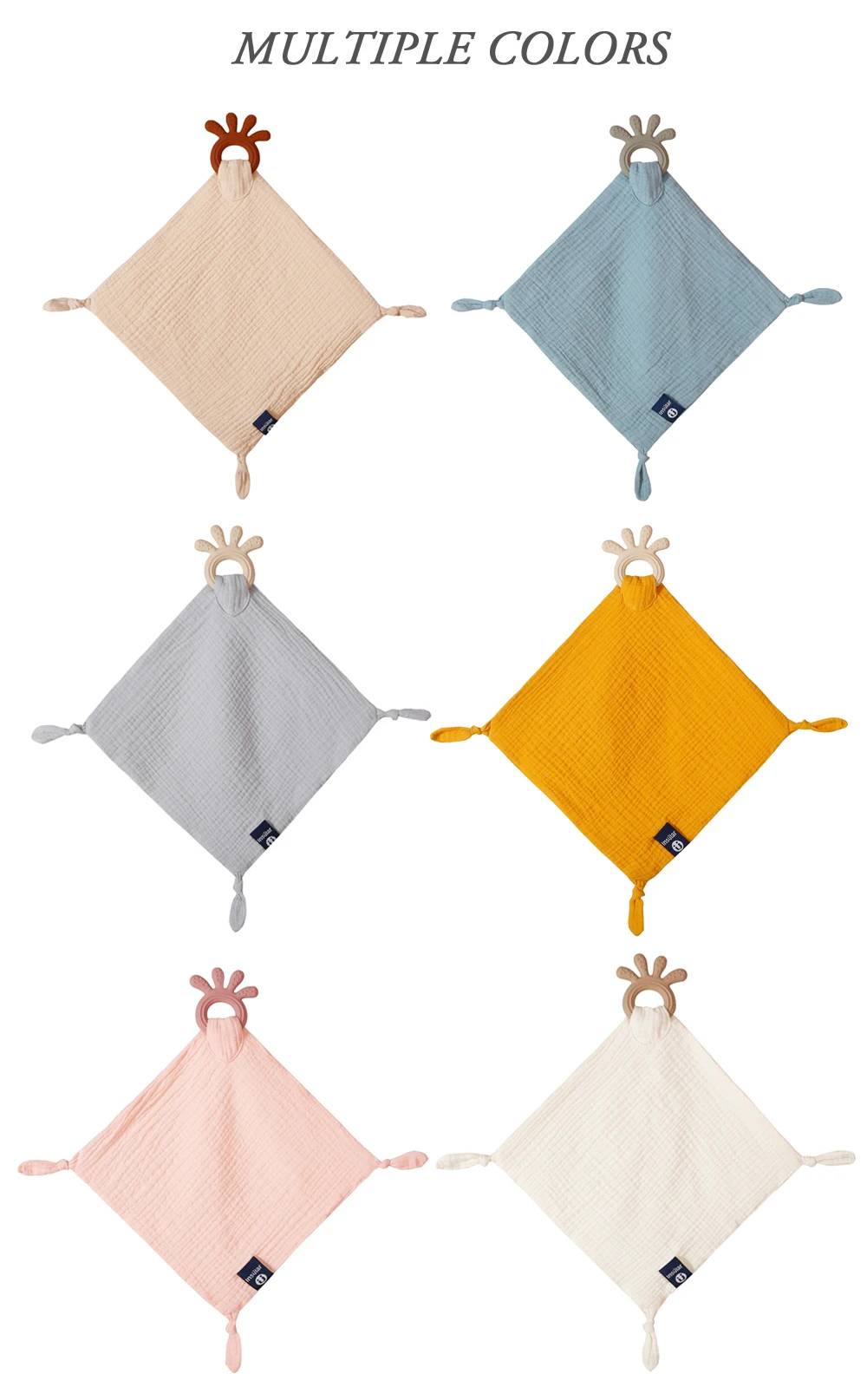 Muslin Baby Comfort Towel Cotton Comforter Blanket Soft Newborn Sleeping Dolls Kids Fashion Sleep Toy Soothe Appease Towel Bibs