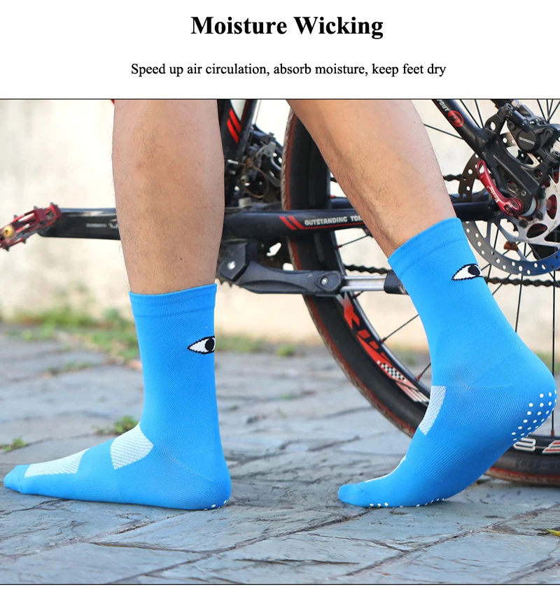 Cycling Socks Unisex Men Women Outdoor Sports Running Basketball Bike Footwear for Road Bike MTB Riding Socks