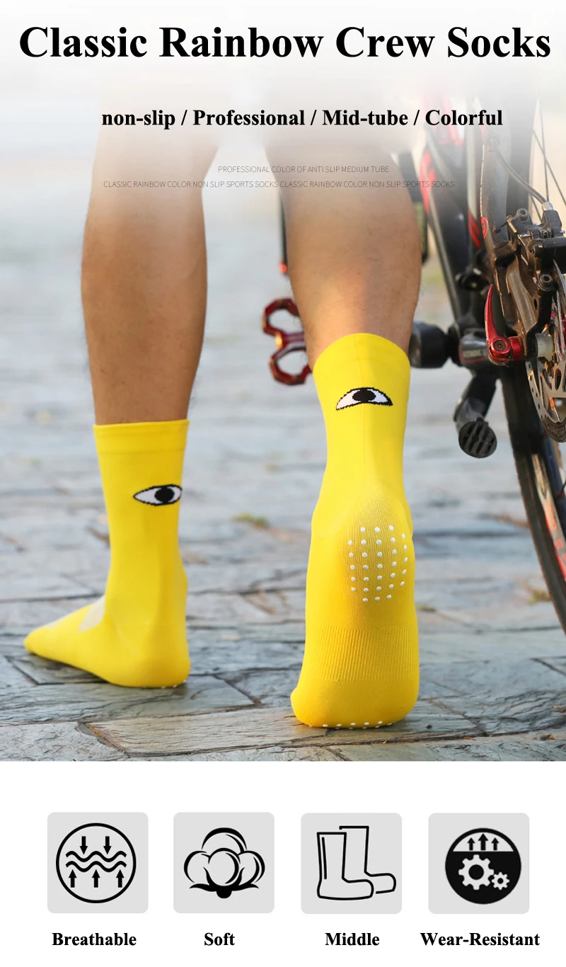 Cycling Socks Unisex Men Women Outdoor Sports Running Basketball Bike Footwear for Road Bike MTB Riding Socks