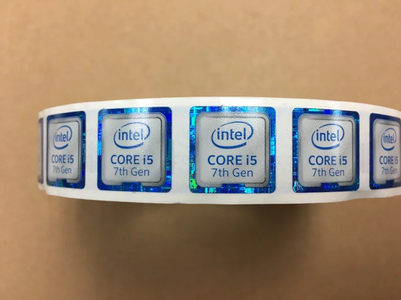 New Wholesale Variety Of Choices Original 6 7 8th Generation i3 i5 i7 Celeron Intel Xeon Pentium Processor Dolby Sticker Label