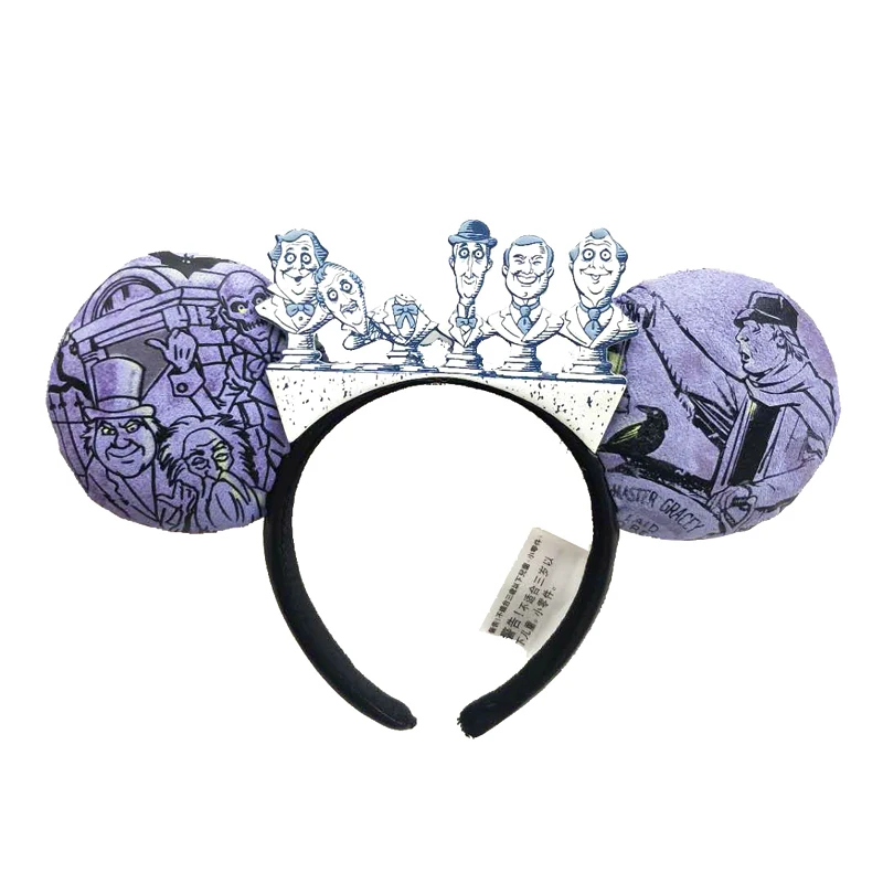 Disney Minnie Mouse Ears Headband Holiday Party Rose Bows Hairband EARS COSTUME Headband Cosplay Plush Adult/Kids Headband Gift