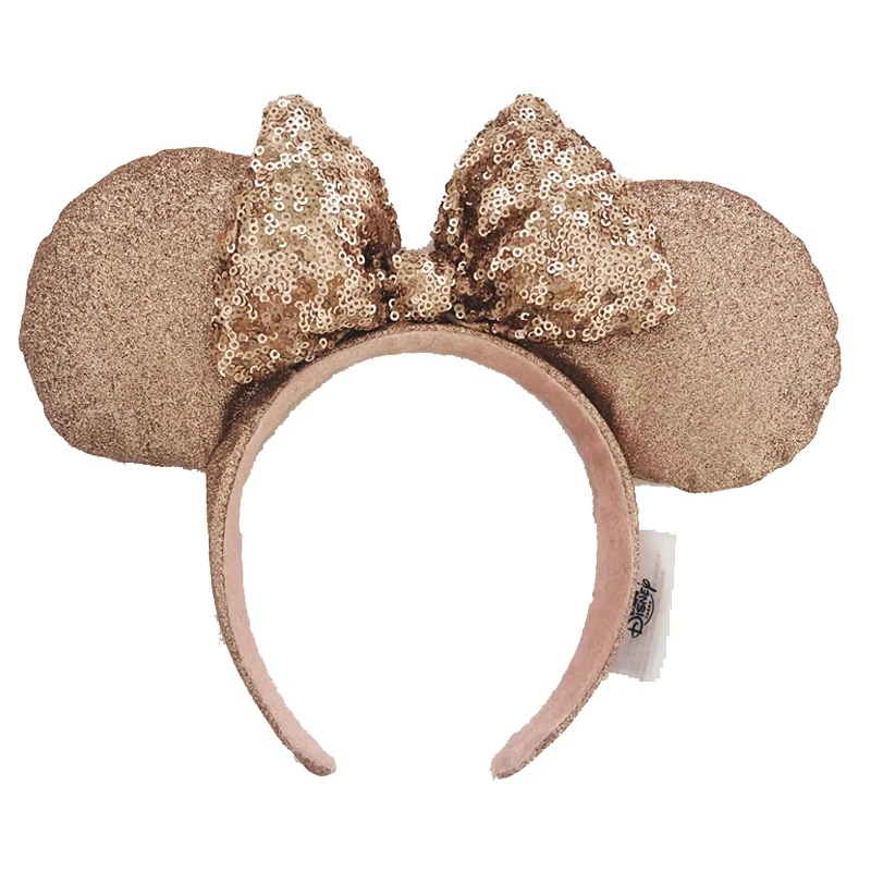 Disney Minnie Mouse Ears Headband Holiday Party Rose Bows Hairband EARS COSTUME Headband Cosplay Plush Adult/Kids Headband Gift