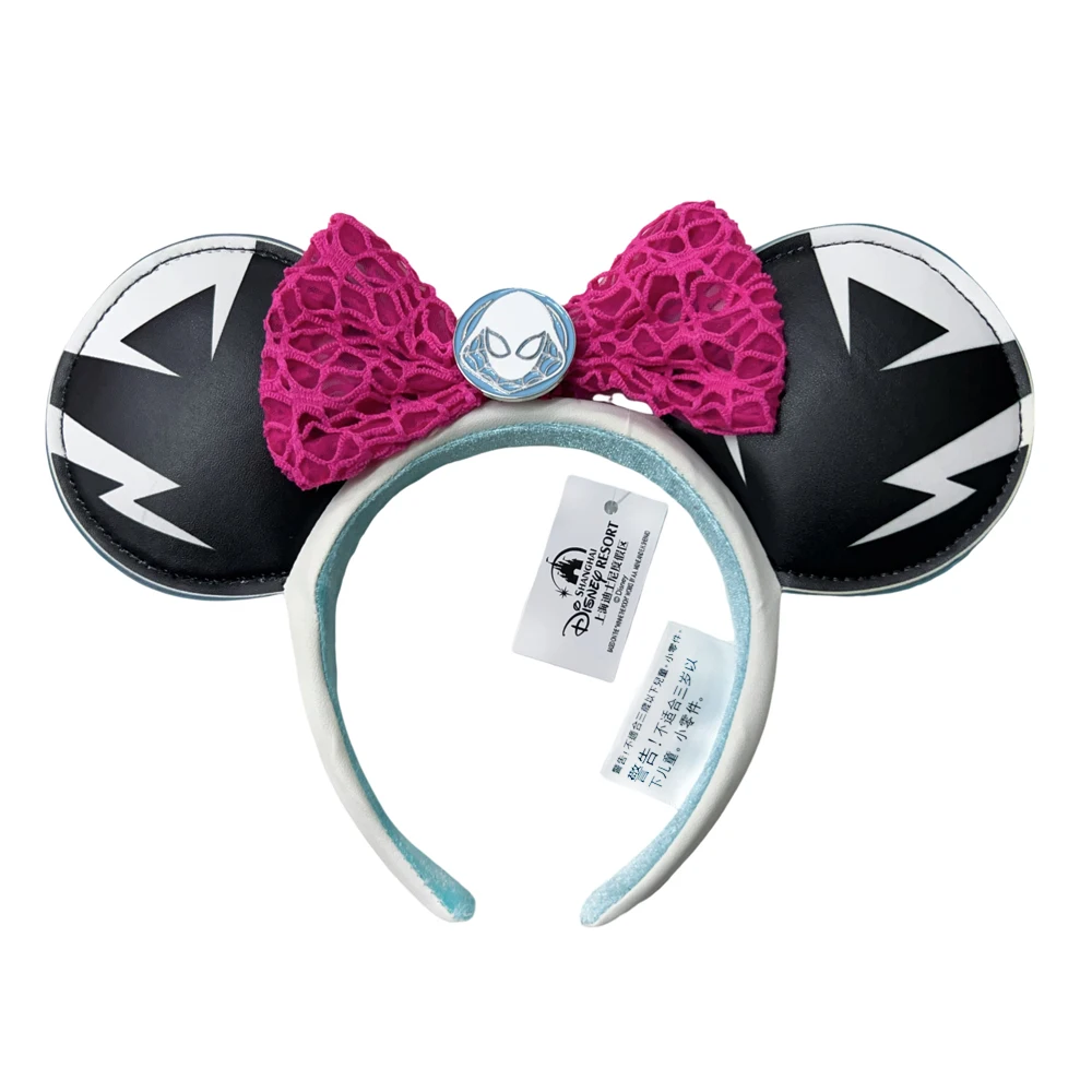 Disney Minnie Mouse Ears Headband Holiday Party Rose Bows Hairband EARS COSTUME Headband Cosplay Plush Adult/Kids Headband Gift
