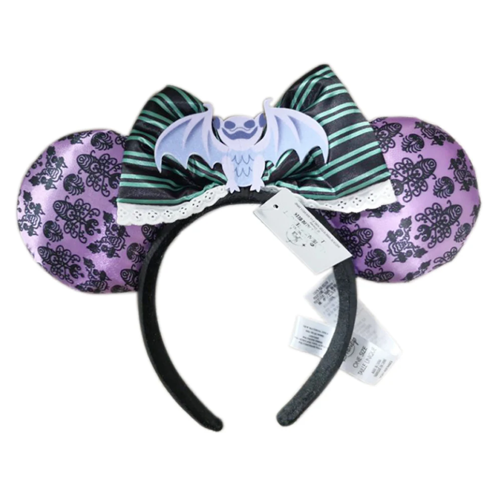 Disney Minnie Mouse Ears Headband Holiday Party Rose Bows Hairband EARS COSTUME Headband Cosplay Plush Adult/Kids Headband Gift