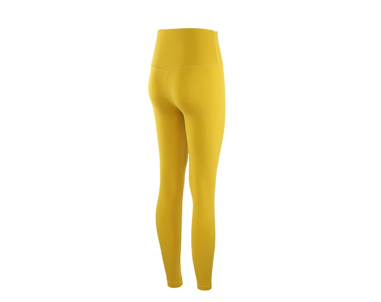 SOISOU Nylon Leggings Women Yoga Pants Tight High Waist Hidden Pocket Sports Fitness Women's Pants Gym Clothing 37 Colors